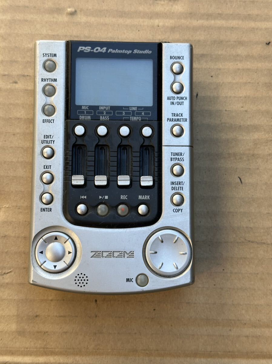 ZOOM PS-04 digital MTR portable recorder operation not yet verification Junk 