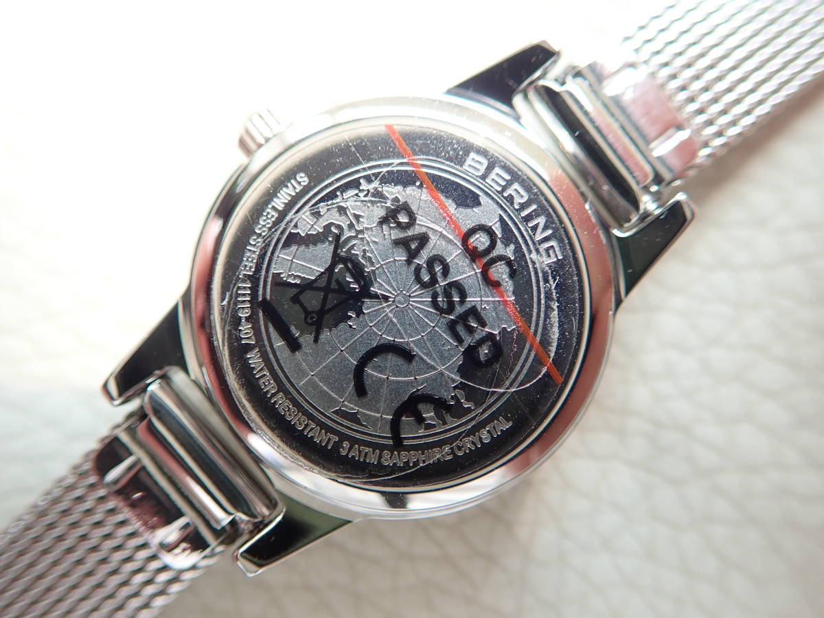 新品 未使用 BERING ベーリング 腕時計 ペア コレクション メンズ 14236-007 レディース ダイヤ 11119-407 ペアウォッチ 2019.07月購入_画像7
