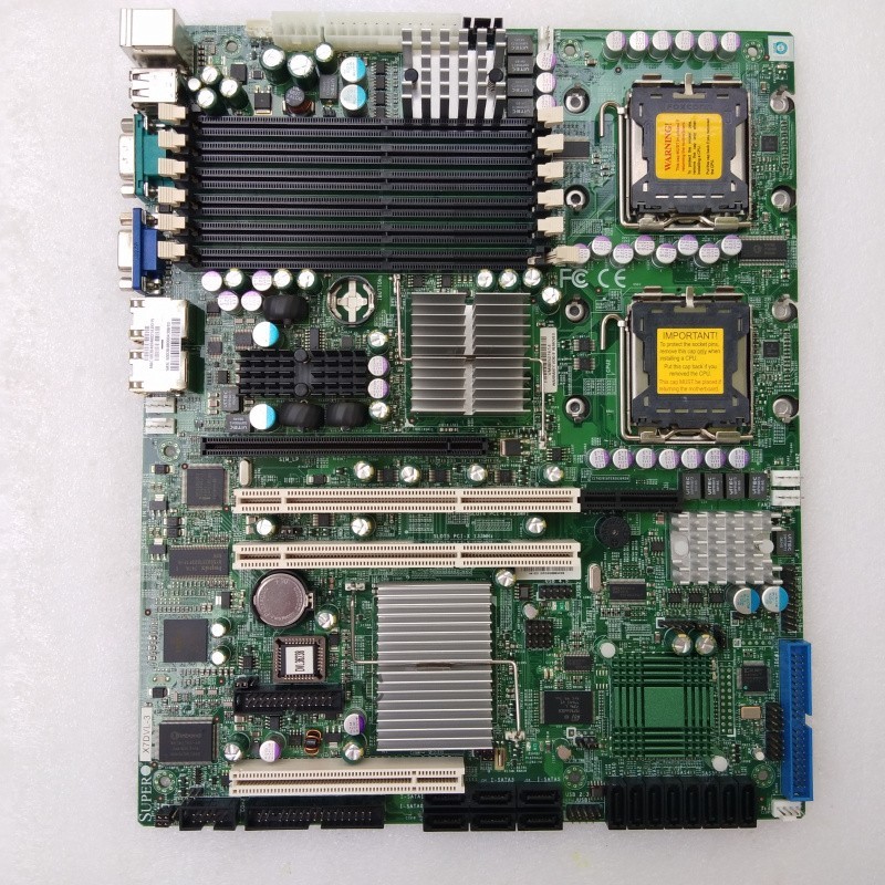 美品 Supermicro X7DVL-3 マザーボード Intel 5000V Socket 771 DDR2 ATX Servers マザーボード