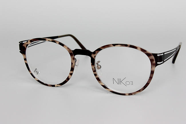 【未使用・新品】NIK03 ニックゼロスリー ナイロール ブラウンデミ/マッド NK482 C-K3 48□22 135 MADE IN ITALY_画像3