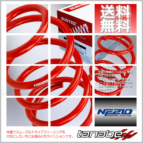 タナベ tanabe ダウンサス (NF210) (前後) ソリオバンディット MA36S (ハイブリッドMV)(FF 1200 H27/8-R2/12) (MA36SNK)