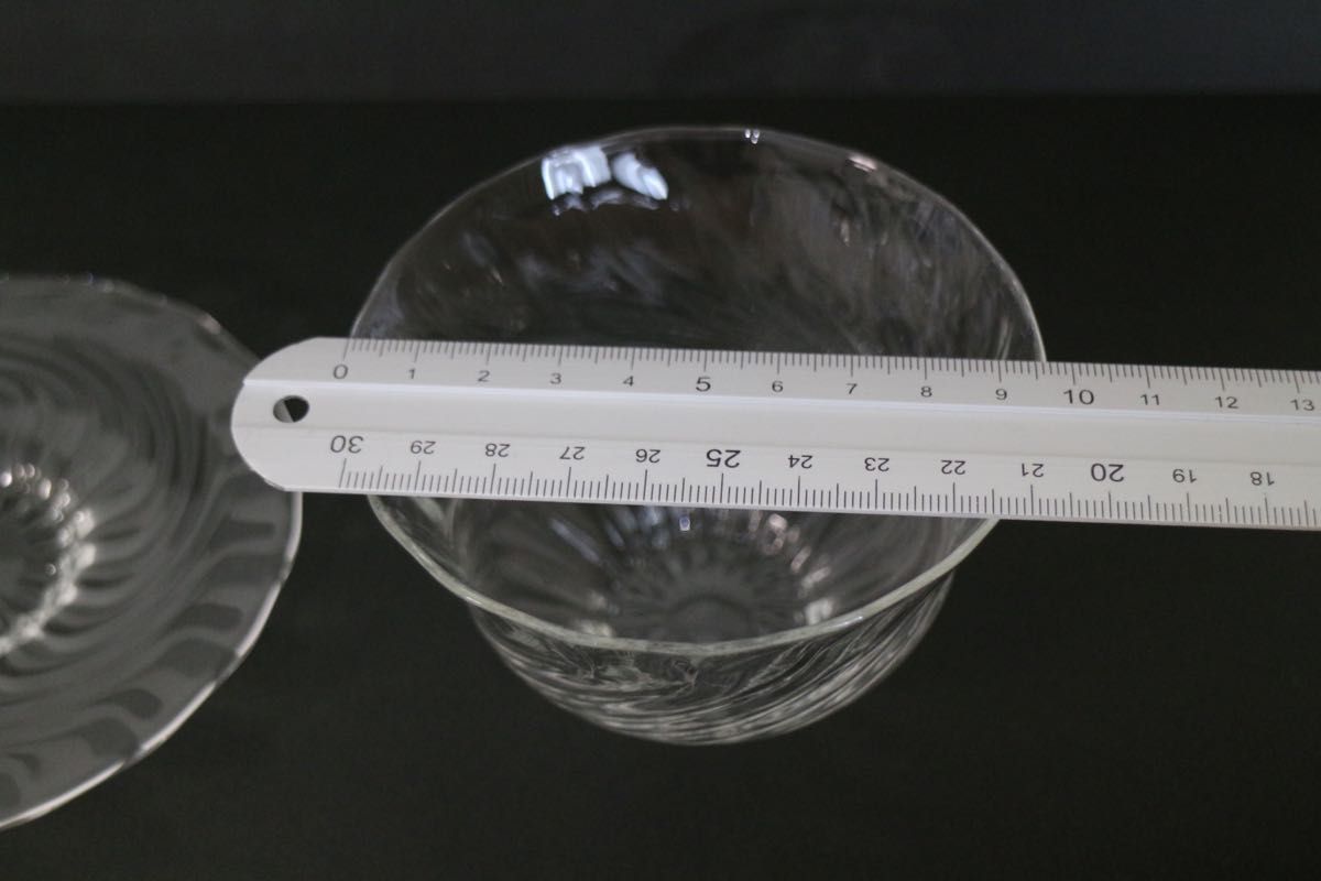 glass atelierえむにFlowの蓋碗 クリア茶器耐熱ガラス水上竜太 glass atelierえむにFlowの蓋碗 クリア茶器耐熱ガラス水上竜太