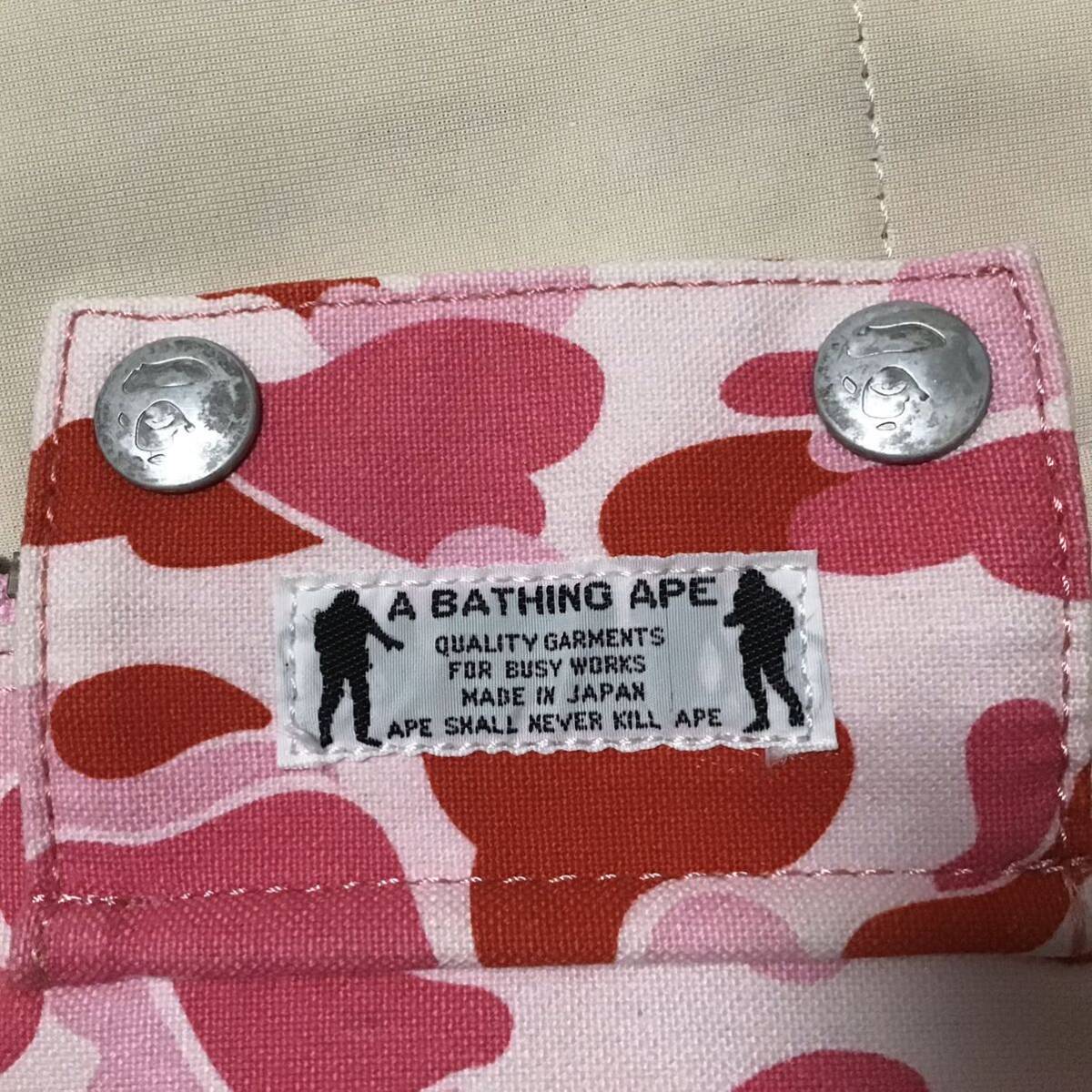 ☆初期☆ ABC camo Pink ボストン バッグ a bathing ape BAPE ☆初期☆ ABC camo Pink ボストン バッグ a bathing ape BAPE