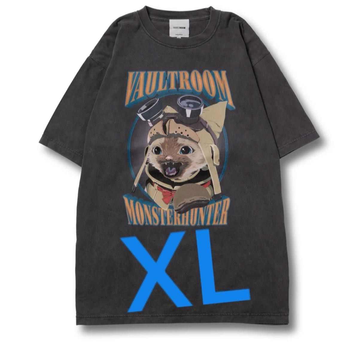 vaultroom×MonsterHunter AIROU TEE XLサイズ アイルー モンハン vaultroom×MonsterHunter AIROU TEE XLサイズ アイルー モンハン