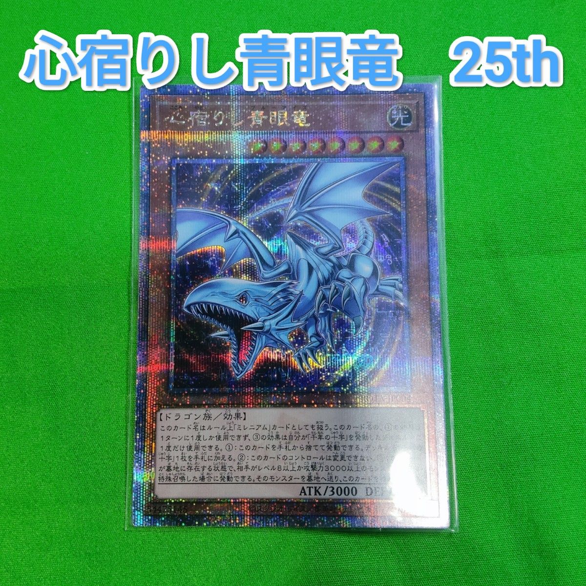 遊戯王 心宿りし青眼竜 25thシークレットレア レイジオブ 遊戯王 心宿りし青眼竜 25thシークレットレア レイジオブ