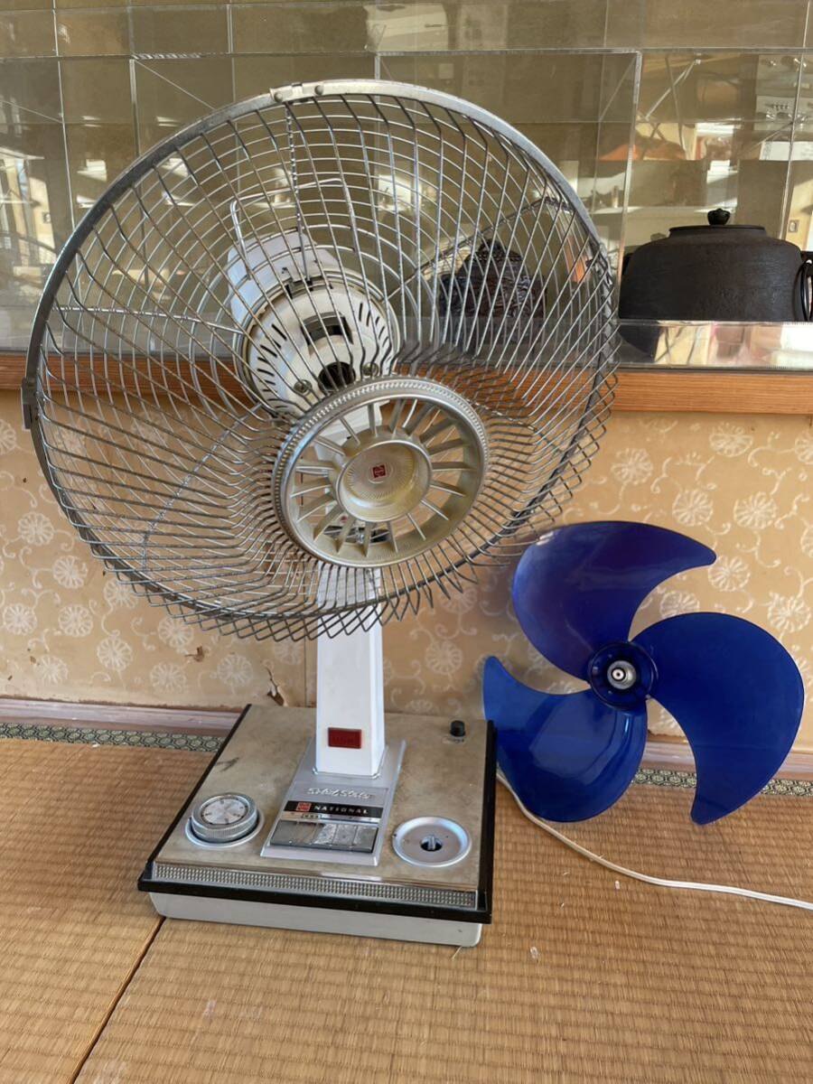 Yahoo!オークション - 昭和レトロ 扇風機 National ナショナル F Yahoo!オークション - 昭和レトロ 扇風機 National ナショナル F