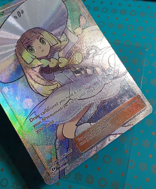 ポケカ 英語版 正規品 リーリエ 帽子 147/149 SR 海外版 ポケカ 英語版 正規品 リーリエ 帽子 147/149 SR 海外版