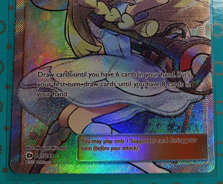 ポケカ 英語版 正規品 リーリエ 帽子 147/149 SR 海外版 ポケカ 英語版 正規品 リーリエ 帽子 147/149 SR 海外版