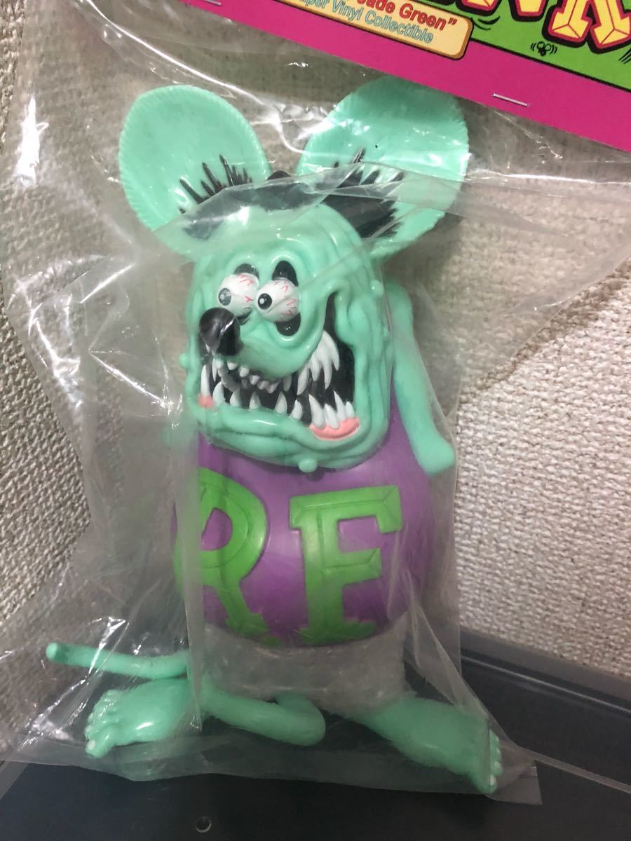 【即決価格】 RATFINK ラットフィンク　ソフビ フィギュア （ Jade Green ）★☆3_画像1