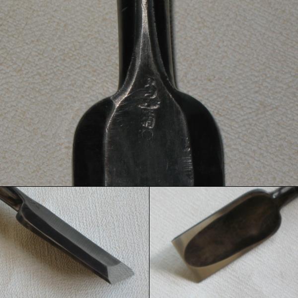 高級鑿 花押あり 登録銘 菊 42mm 一寸四分 研磨済み メンテ済み 高級鑿 花押あり 登録銘 菊 42mm 一寸四分 研磨済み メンテ済み