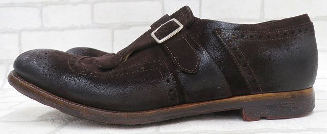 2S9833/ unused goods Church\'s Shanghaimonk strap shoes Church car ngai