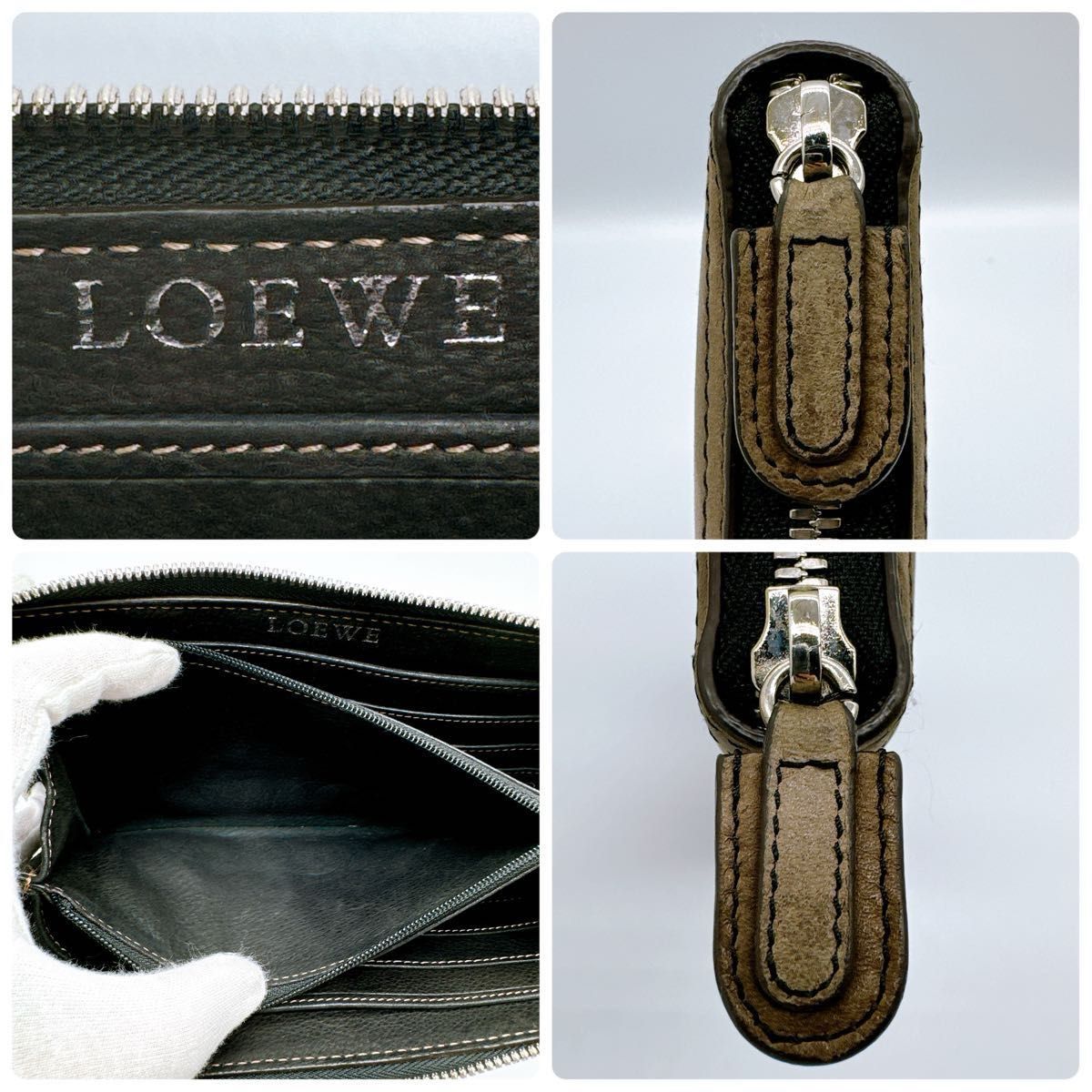 ヴィンテージ・ロエベ】ロエベ LOEWE ロングウォレット ジッピー ヴィンテージ・ロエベ】ロエベ LOEWE ロングウォレット ジッピー