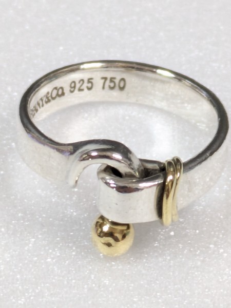 ⑤【TIFFANY&Co 】ティファニー フック&アイ ラブノット コンビ ⑤【TIFFANY&Co 】ティファニー フック&アイ ラブノット コンビ