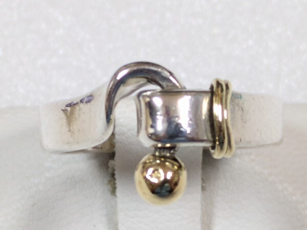 ⑤【TIFFANY&Co 】ティファニー フック&アイ ラブノット コンビ ⑤【TIFFANY&Co 】ティファニー フック&アイ ラブノット コンビ