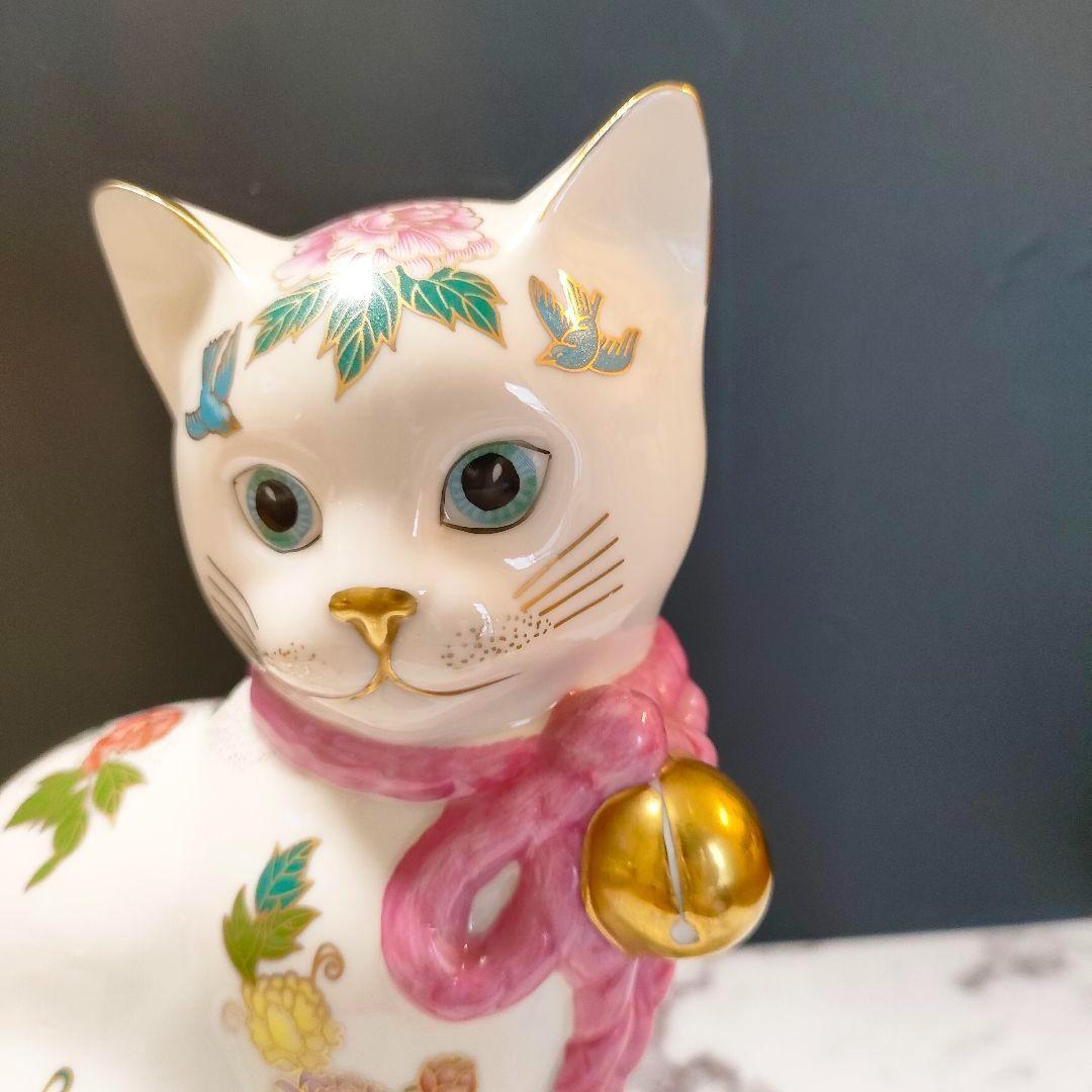フランクリンミント フィギュリン 猫 陶器 Cat 置物 美品 花 フランクリンミント フィギュリン 猫 陶器 Cat 置物 美品 花