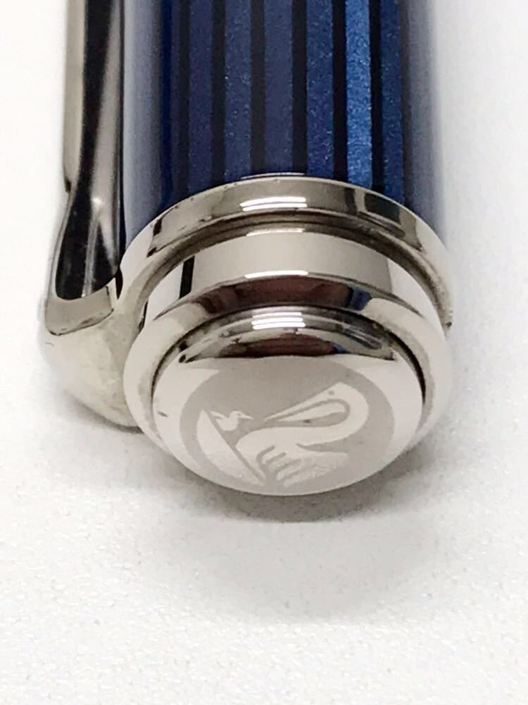 Pelikan SOUVERAN k800 青縞 ツイスト式 ボールペン