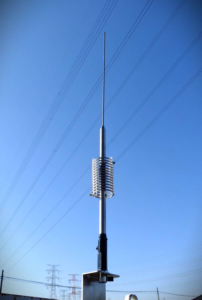 dt-hf コンパクト高性能！ ★デコトラUFOアンテナ27-28MHz 1/4λ 耐圧1.5KW （UFO-MC1.5KS）★日本製