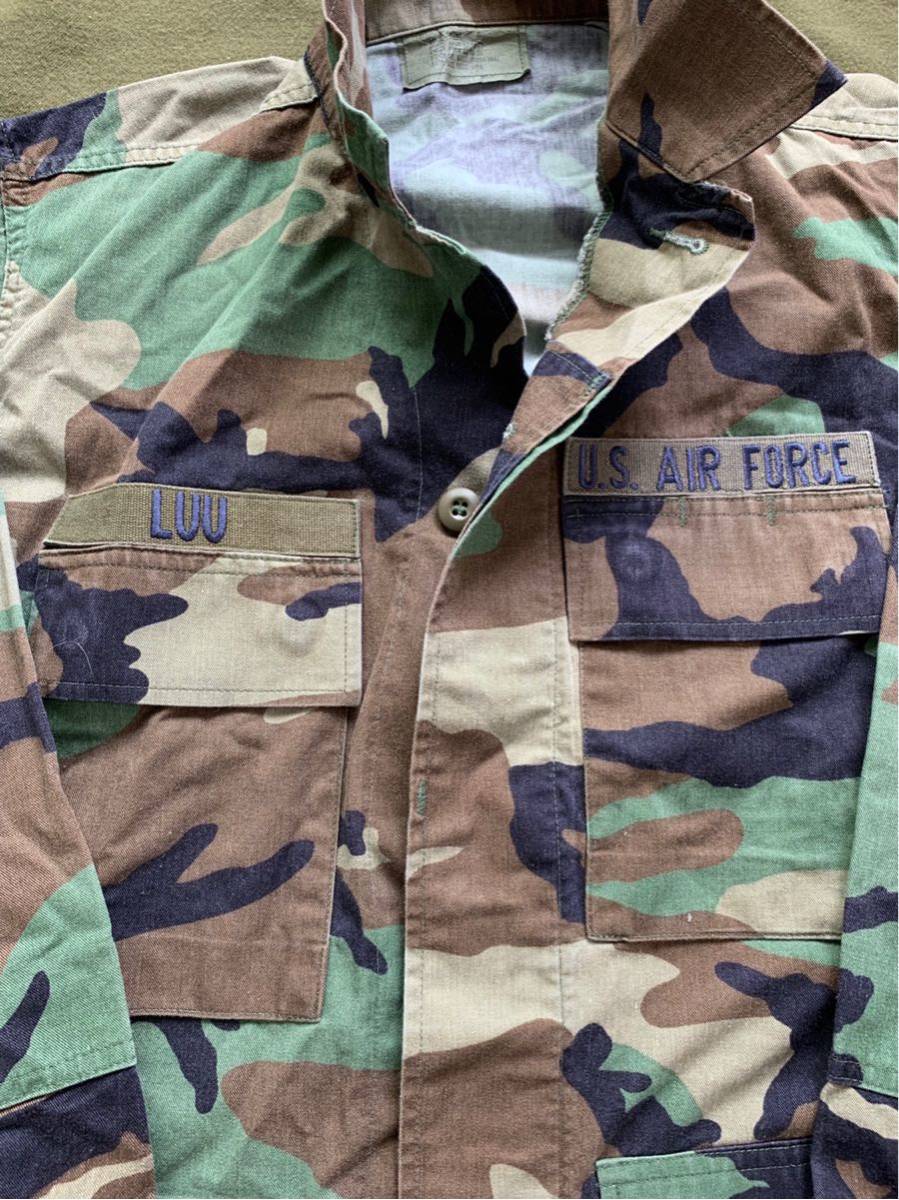 米軍 放出品 エアフォース USAF ウッドランド シャツ ジャケット サイズ S-S Small ジャスティンビーバー T_画像2