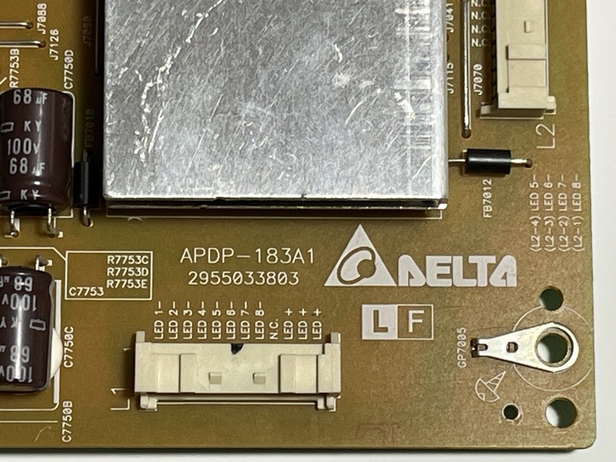 AQUOS LC-40U40/45 LC-45US40 LC-50U40/45 電源基板 動作確認 AQUOS LC-40U40/45 LC-45US40 LC-50U40/45 電源基板 動作確認