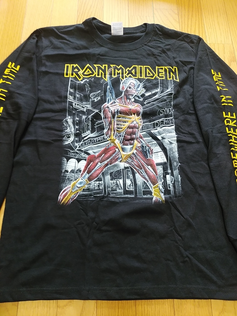 Yahoo!オークション - IRON MAIDEN 長袖Ｔシャツ somewhere