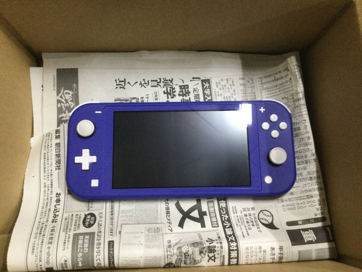 [GN5475/60/0] breakdown goods * Junk *Nintendo Switch Lite* blue * Nintendo switch light * body * game machine * nintendo *
