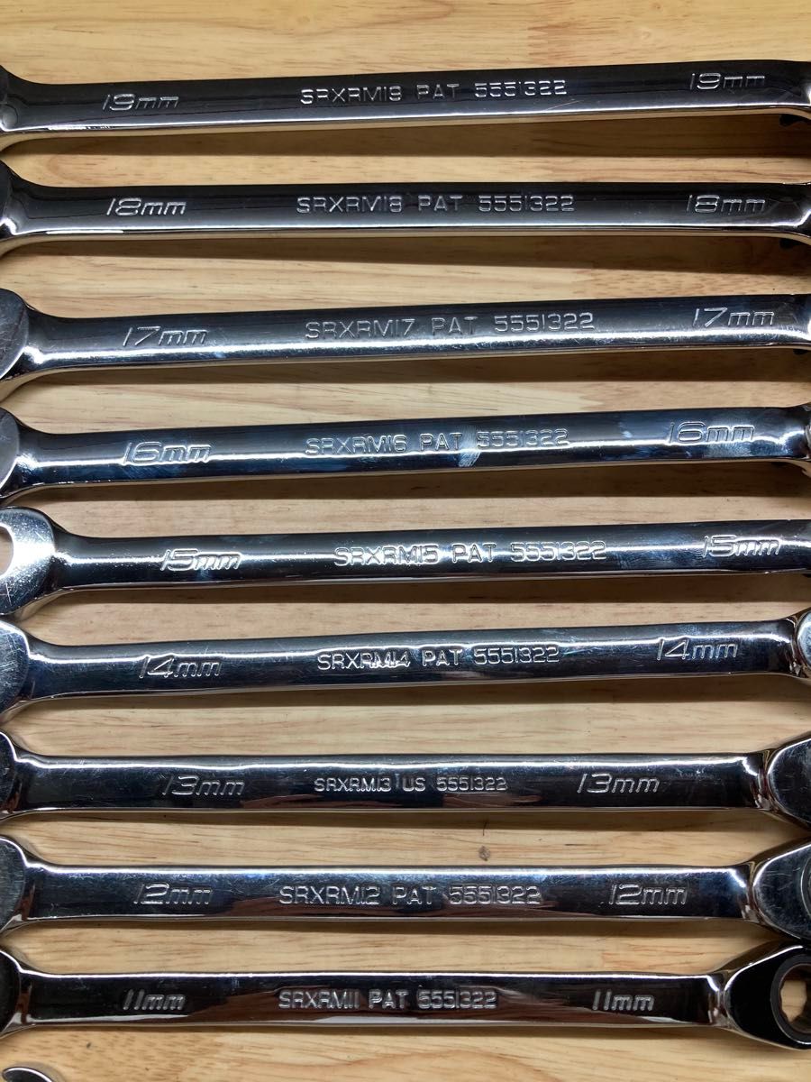 Snap-on スナップオン コンビネーションレンチセット ラチェット Snap-on スナップオン コンビネーションレンチセット ラチェット