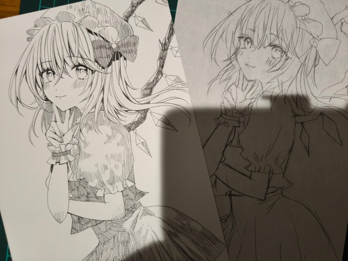 手描きイラスト◇東方Project◇フランドール・スカーレット 手描きイラスト◇東方Project◇フランドール・スカーレット