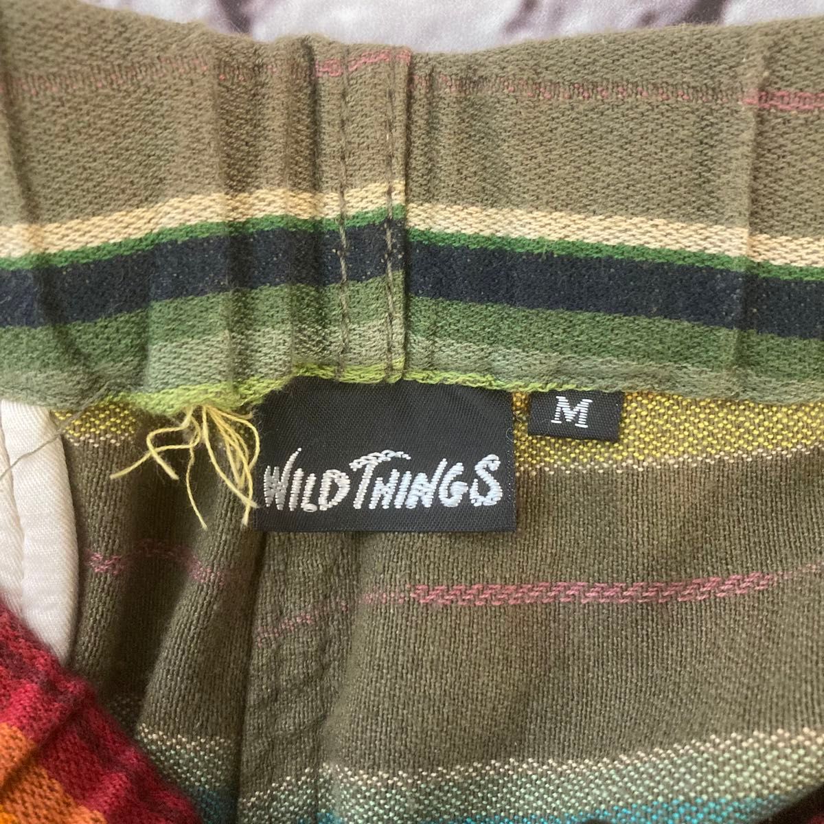 WILD THINGS ワイルドシングス ハーフパンツ 綿パン カラフル WILD THINGS ワイルドシングス ハーフパンツ 綿パン カラフル