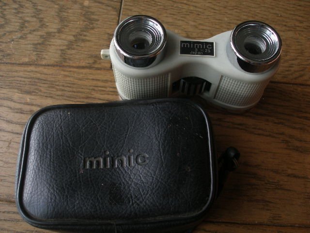 mimic made in Japan opera glasses case attaching binoculars 