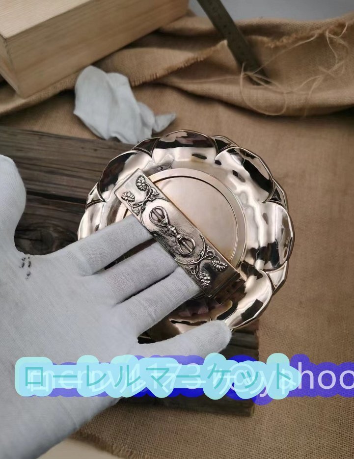 密教法具 寺院用仏具 ☆灌頂用 宝鏡 真鍮製 10x10cm 仏壇・仏具 密教法具 寺院用仏具 ☆灌頂用 宝鏡 真鍮製 10x10cm 仏壇・仏具