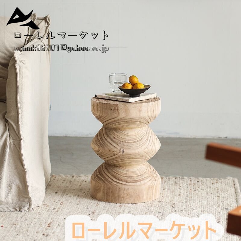 木製ナチュラルサイドテーブル インテリア 31×40cm 木目 木製ナチュラルサイドテーブル インテリア 31×40cm 木目