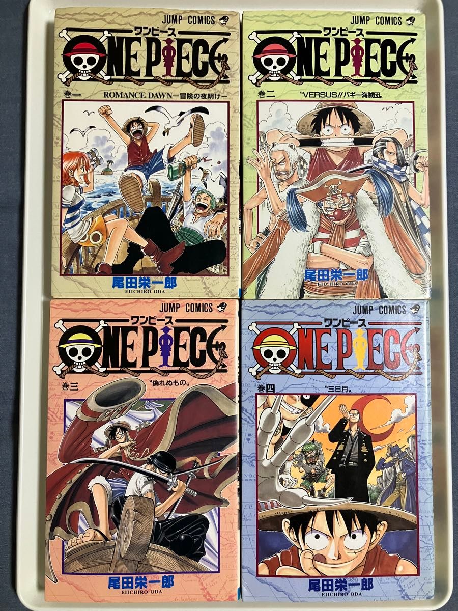 ONE PIECE ワンピース 1巻 初版 1997年 おまけ 2巻 3巻 4巻 ONE PIECE ワンピース 1巻 初版 1997年 おまけ 2巻 3巻 4巻