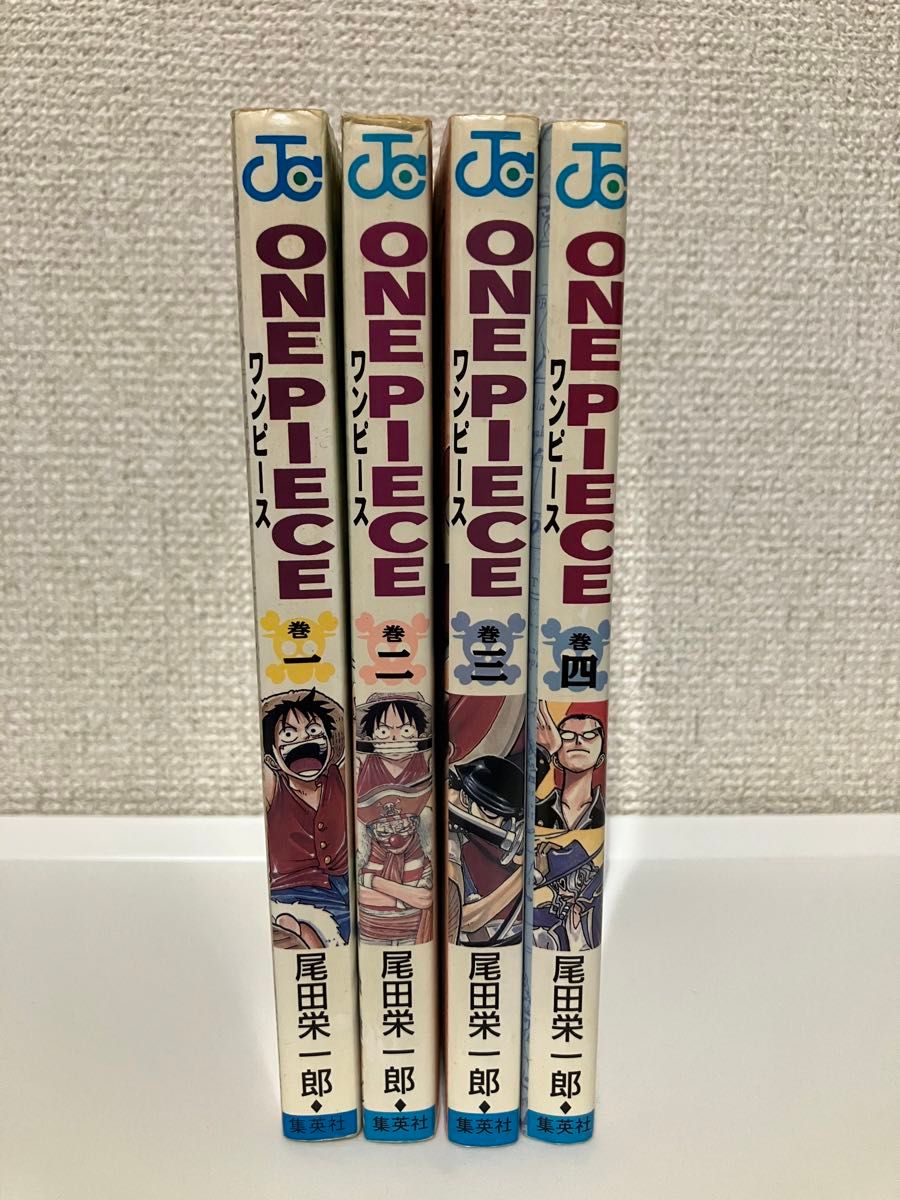 ONE PIECE ワンピース 1巻 初版 1997年 おまけ 2巻 3巻 4巻 ONE PIECE ワンピース 1巻 初版 1997年 おまけ 2巻 3巻 4巻