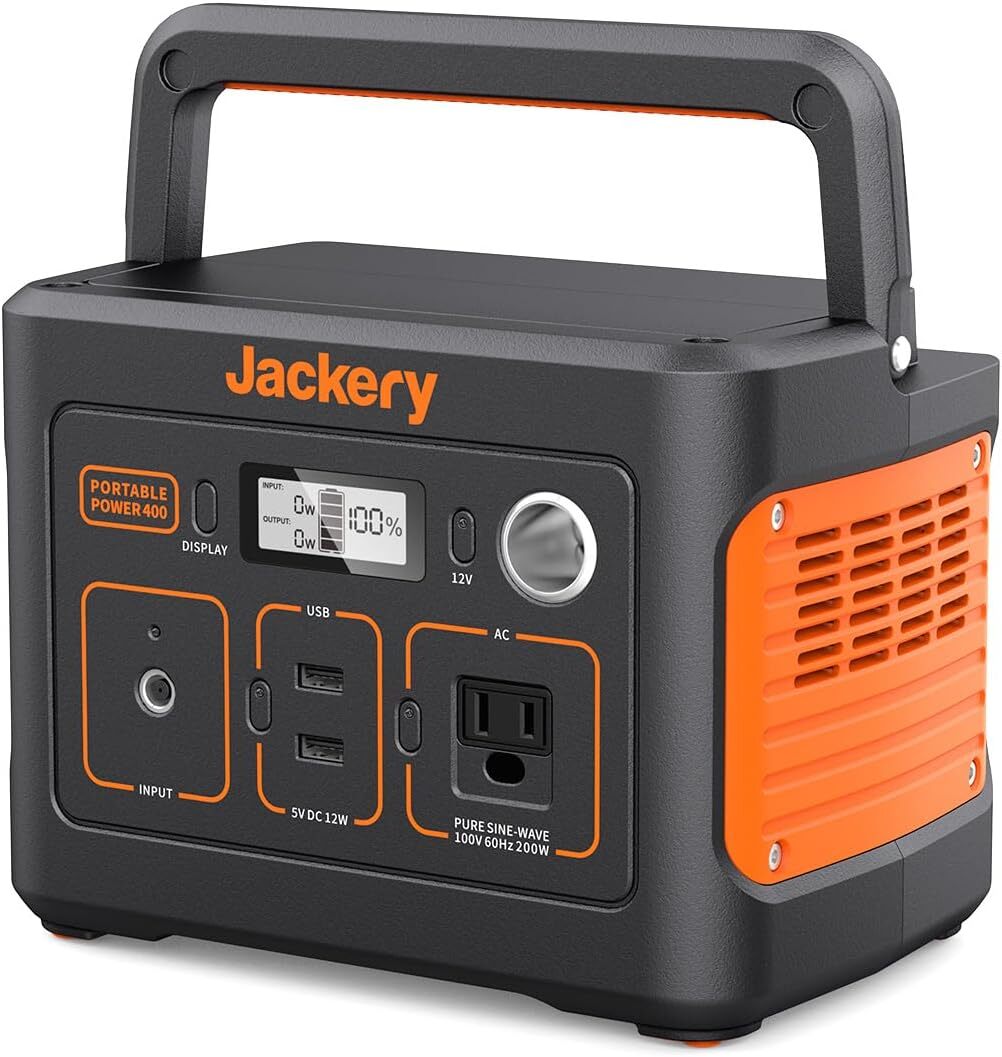 話題商品 ポータブル電源 400 大容量 112200mAh 400Wh 家庭用 バックアップ電源 節電 停電対策 PSE認証済 純正弦波 Jackery