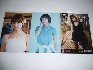 送料無料　AKB48 生写真　篠田麻里子　３枚セット　上からマリコ・AKBがいっぱい_画像1