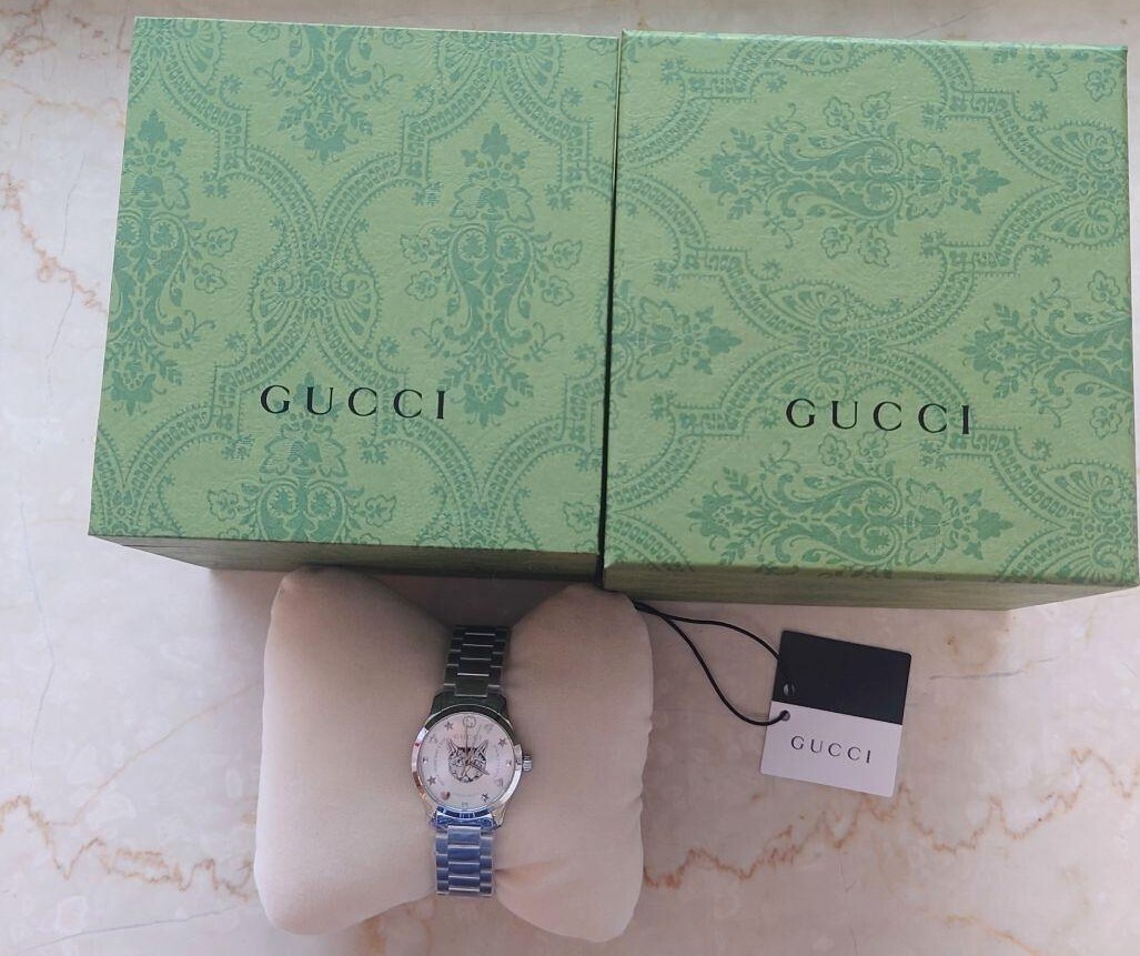 新品未使用 グッチ GUCCI Gタイムレス レディース 腕時計 猫 新品未使用 グッチ GUCCI Gタイムレス レディース 腕時計 猫