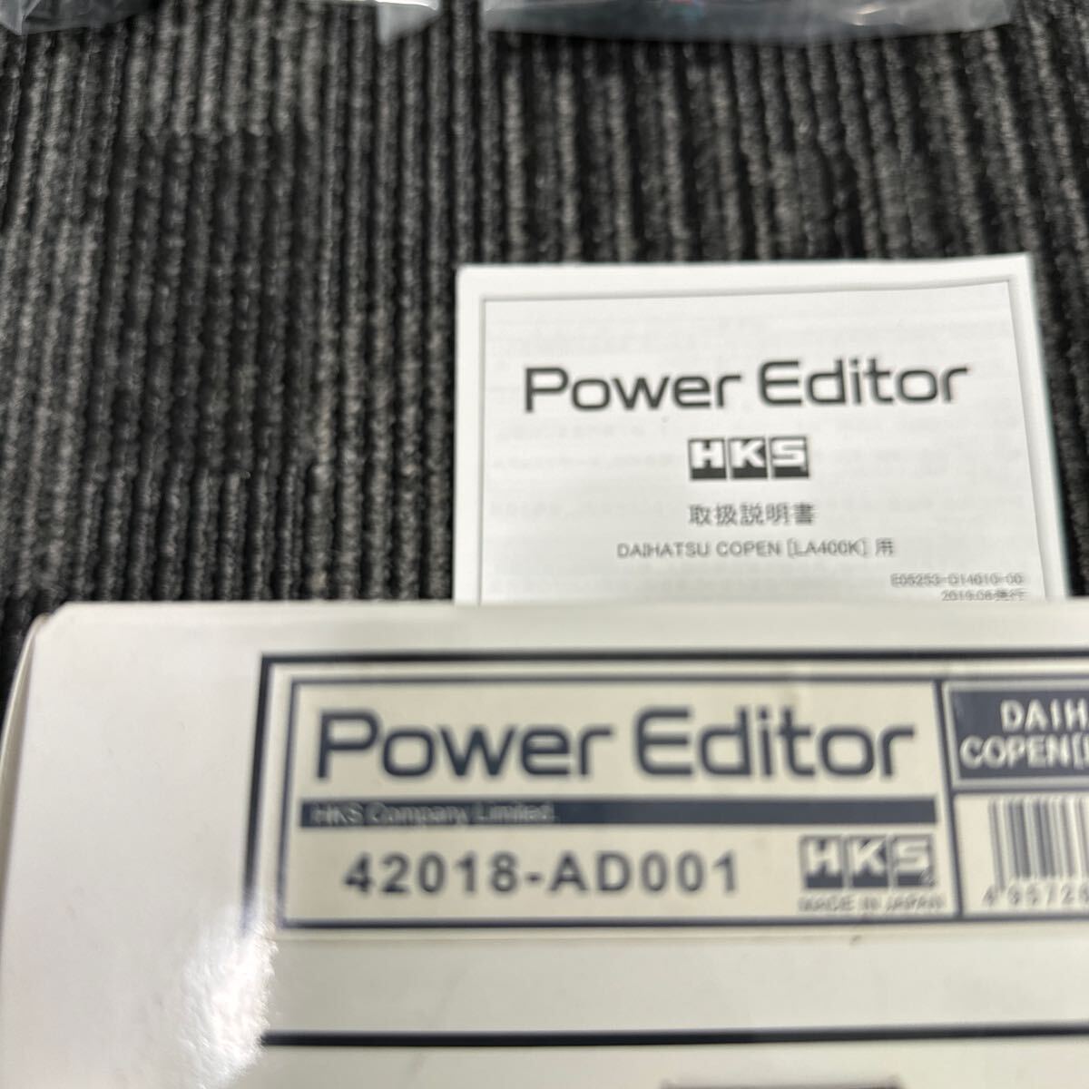  новый товар не использовался Daihatsu LA400K Copen HKS энергия Editor -Power Editor boost up номер товара 42018-AD001
