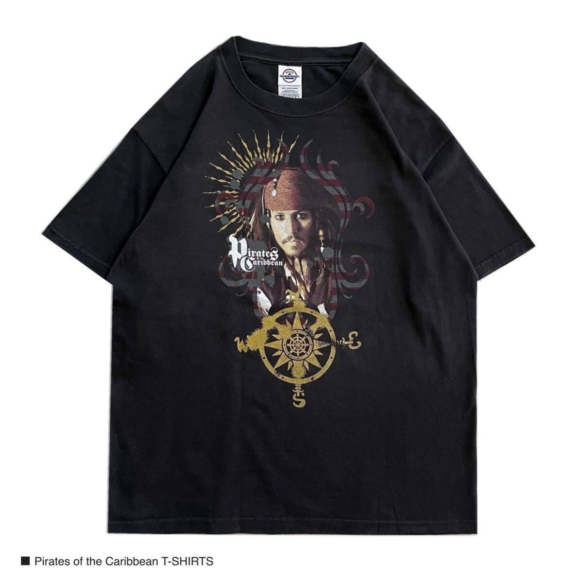 パイレーツオブカリビアン ジャック・スパロウ単体 ムービーtシャツ US古着 ヴィンテージ パイレーツオブカリビアン ジャック