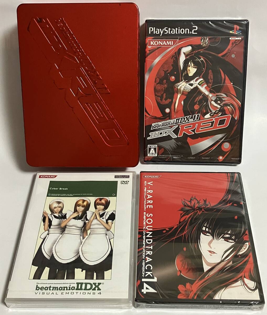 未開封 PS2 beatmania ⅡDX 11 ⅡDX RED 特別版 コンプリート 未開封 PS2 beatmania ⅡDX 11 ⅡDX RED 特別版 コンプリート