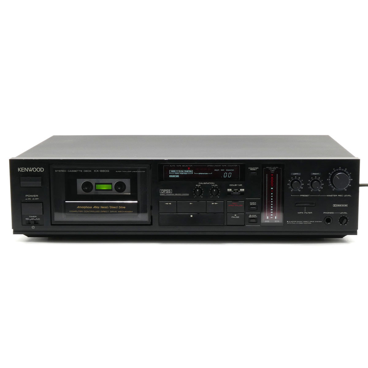 Yahoo!オークション - ケンウッド カセットデッキ KX-880G Yahoo!オークション - ケンウッド カセットデッキ KX-880G