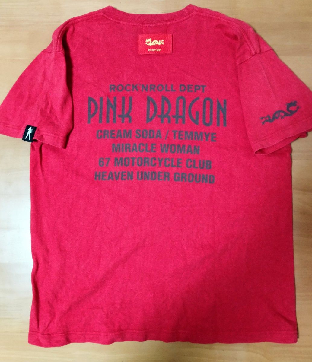 №743】クリームソーダ CREAM SODA Tシャツ ピンクドラゴンビル №743】クリームソーダ CREAM SODA Tシャツ ピンクドラゴンビル