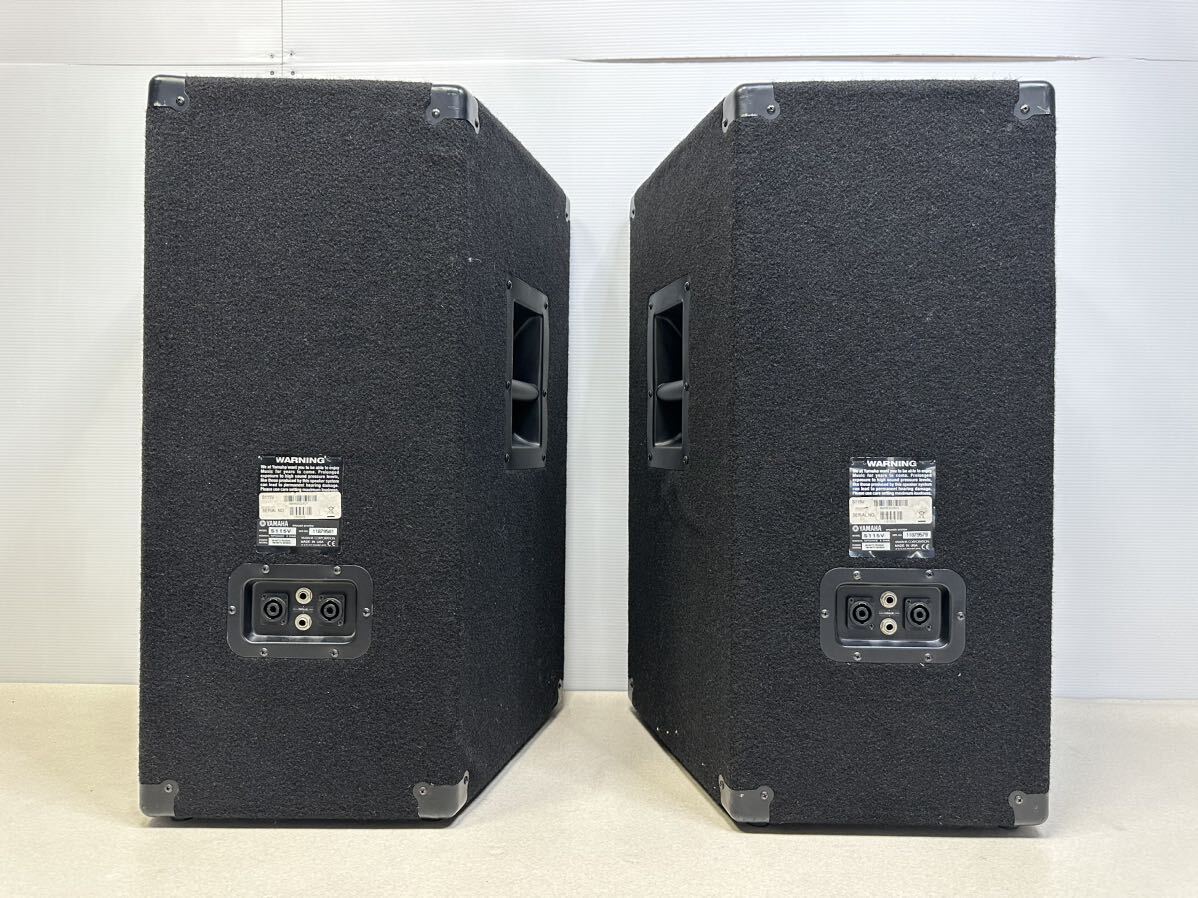 YAMAHA Yamaha S115V 2 way PA monitor speaker pair : Real YAMAHA Yamaha S115V 2 way PA monitor speaker pair : Real