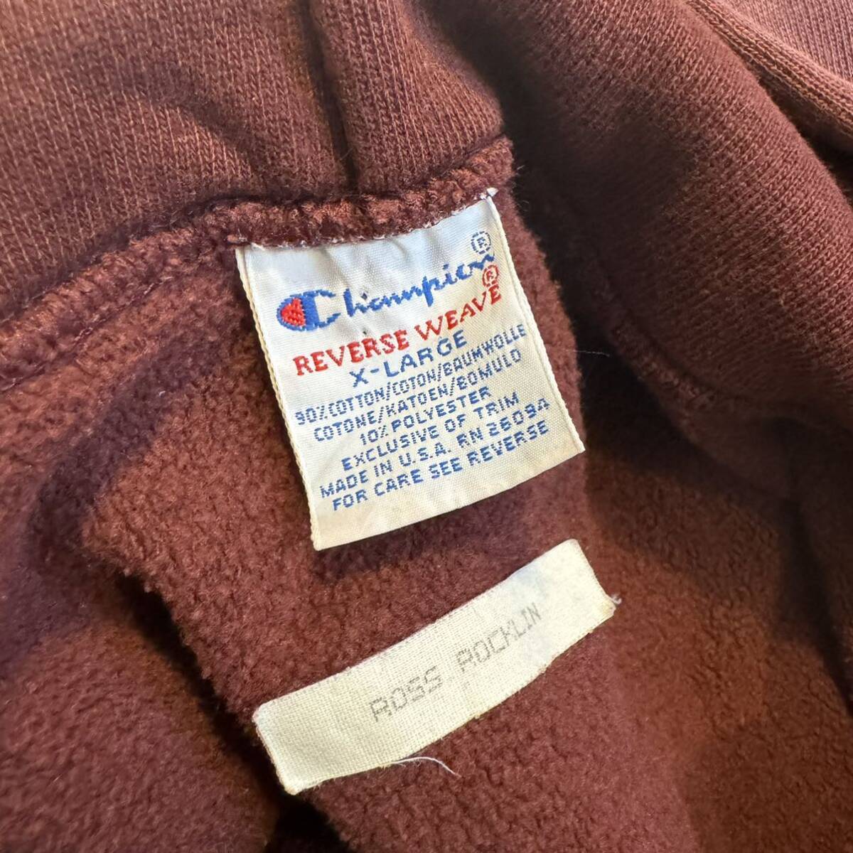 Yahoo!オークション - 90年代 トリコタグ XL チャンピオン BROWN Yahoo!オークション - 90年代 トリコタグ XL チャンピオン BROWN