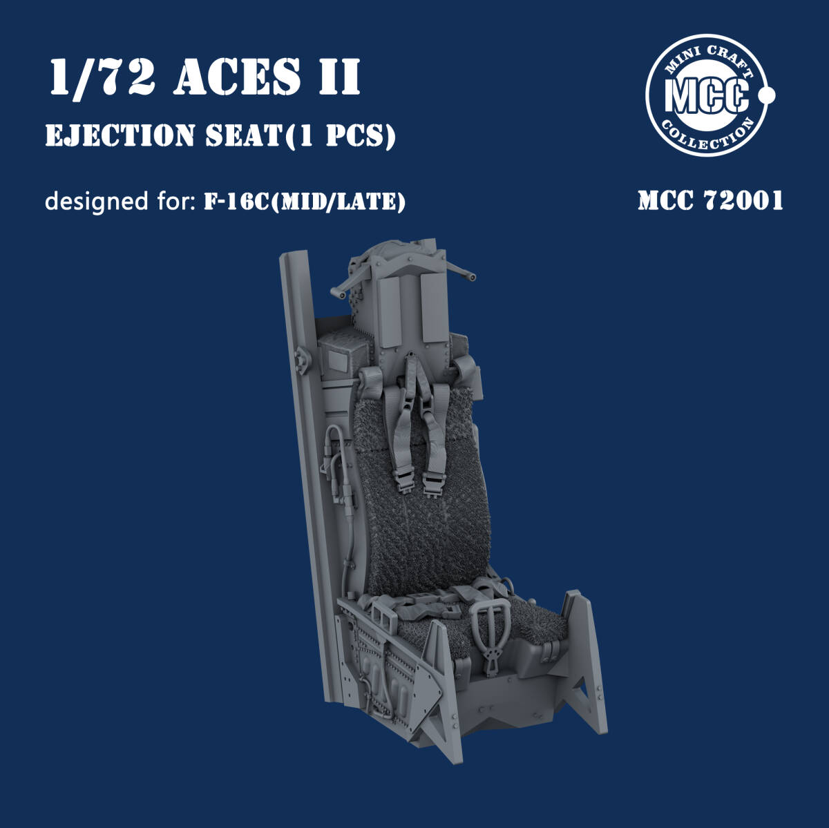 ◆◇MCC1/72 F-16C(中期/後期) ACESII 射出座席(ウールパッドタイプ)(1個入り)◇◆