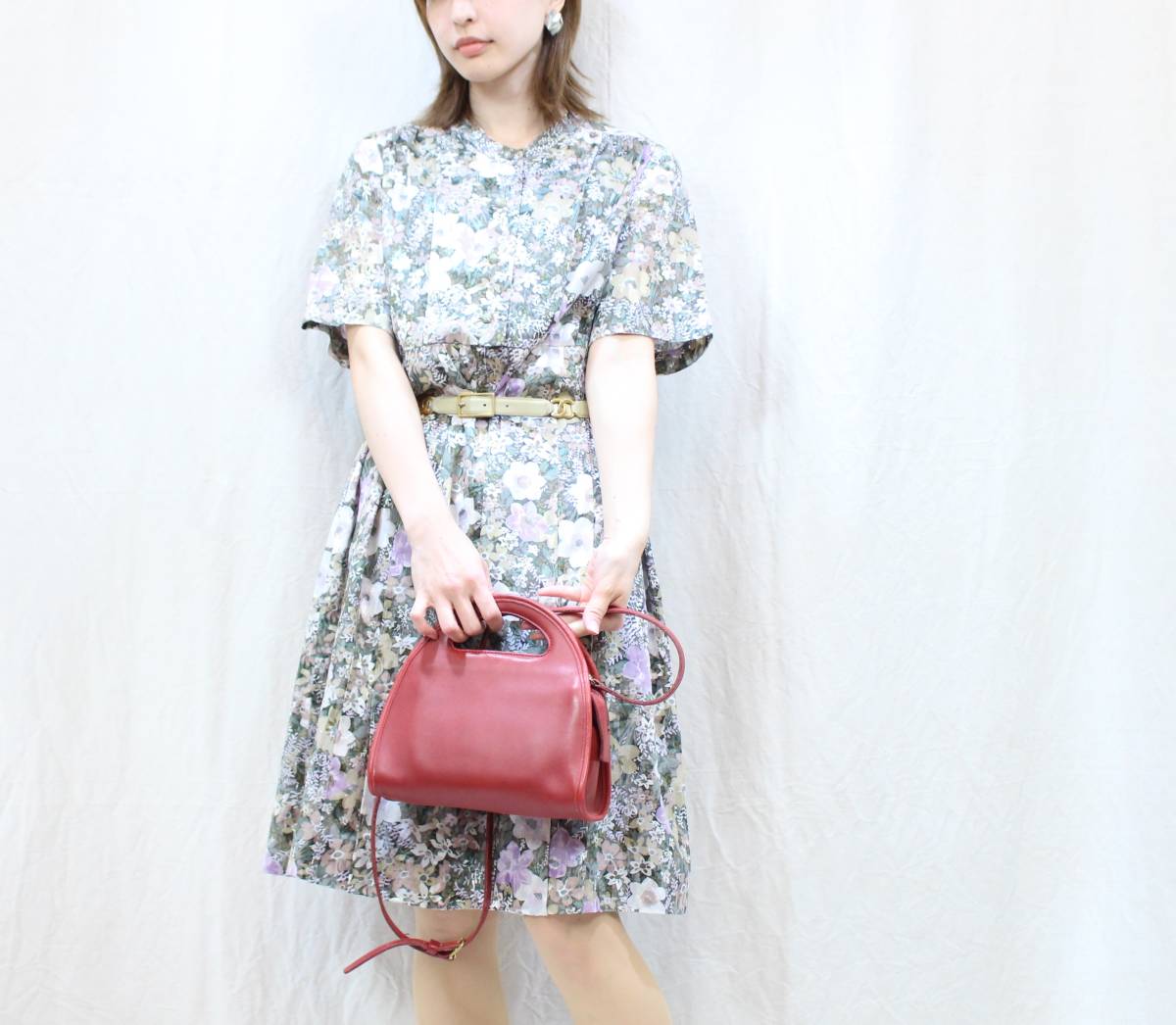 OLD COACH HALF MOON LEATHER 2WAY SHOULDER BAG MADE IN USA/オールドコーチハーフムーン型レザー2wayショルダーバッグ