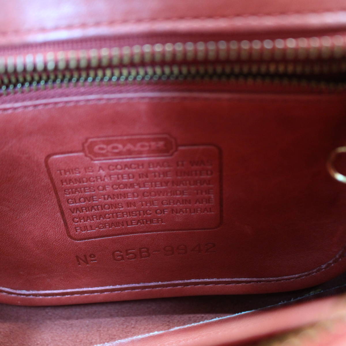 OLD COACH HALF MOON LEATHER 2WAY SHOULDER BAG MADE IN USA/オールドコーチハーフムーン型レザー2wayショルダーバッグ