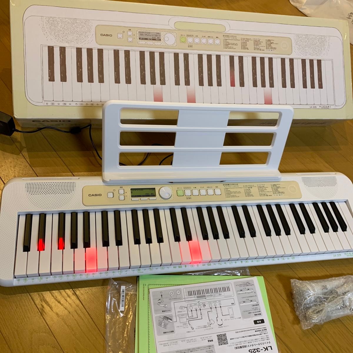 CASIO 電子キーボード(LK-325) 61鍵盤 光ナビゲーション CASIO 電子キーボード(LK-325) 61鍵盤 光ナビゲーション