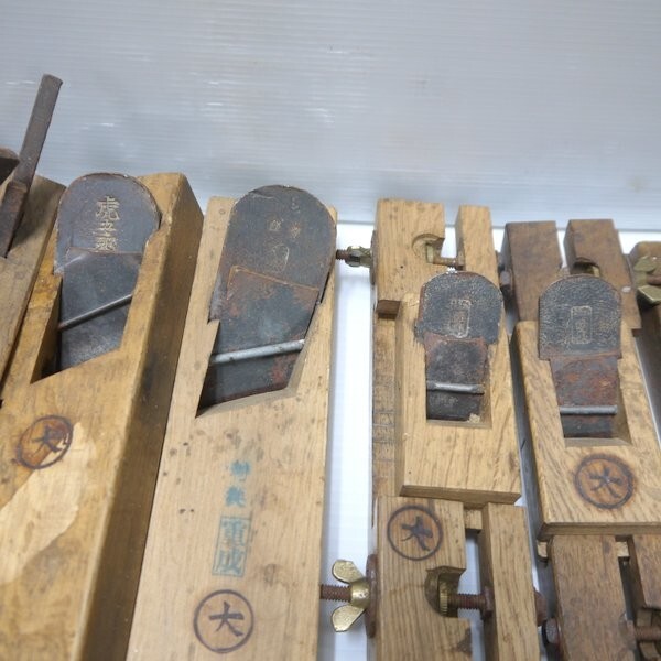カンナ16点 まとめ売り セット 大工道具 DIY 特殊 かんな 鉋 全 カンナ16点 まとめ売り セット 大工道具 DIY 特殊 かんな 鉋 全