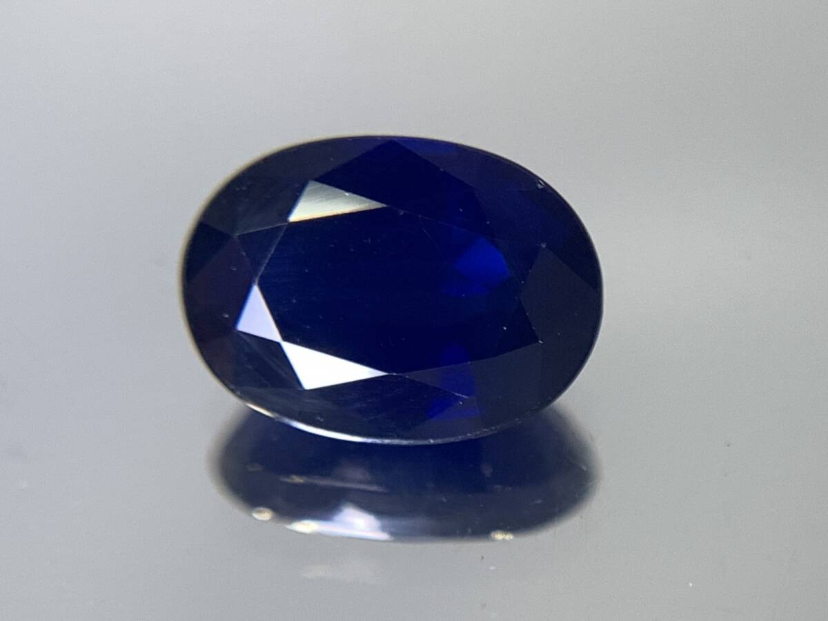  sapphire 2.089ct gem so-ting attaching 9.0×6.5×3.7 loose ( unset jewel ) 2306Y