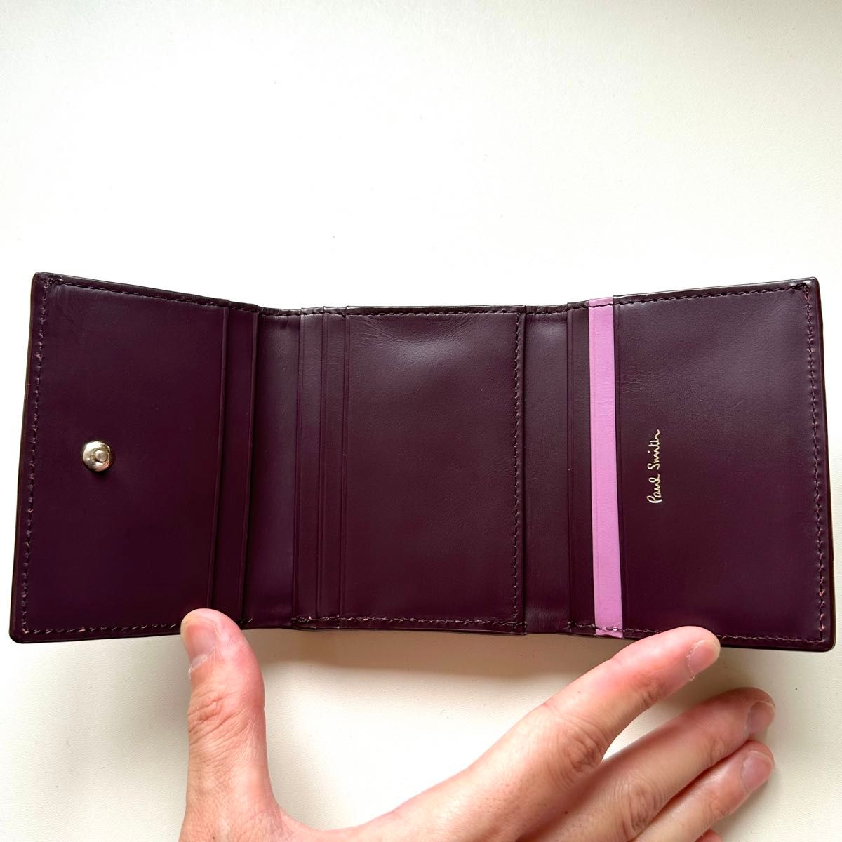 ポールスミス Paul Smith 三つ折り財布 マーケトリーストライプ ポールスミス Paul Smith 三つ折り財布 マーケトリーストライプ